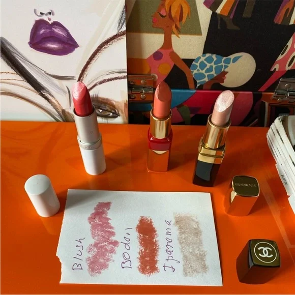 Chanel Rouge Allure Lipstick Set - Pink, Coral, Nude - Picture 4 of 5